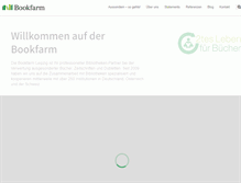 Tablet Screenshot of bookfarm.de